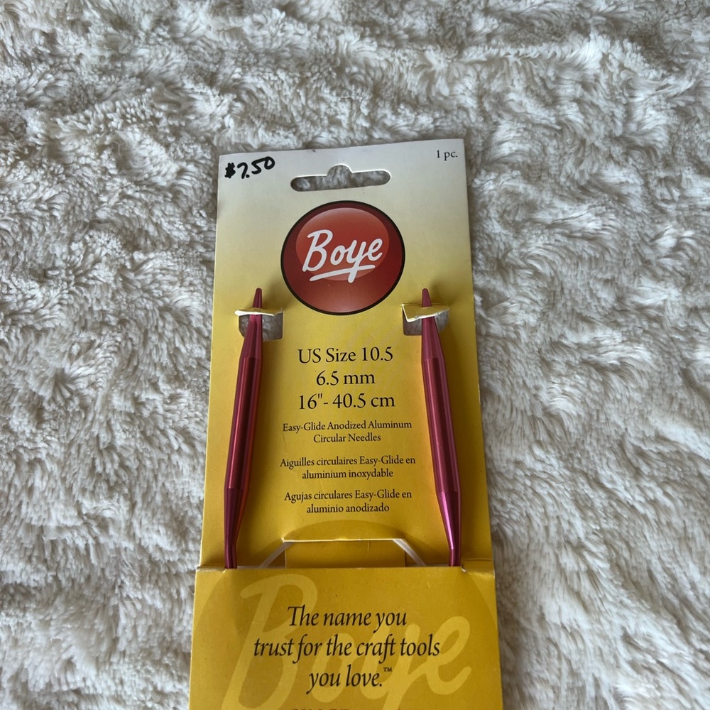 Boye circular knitting needles